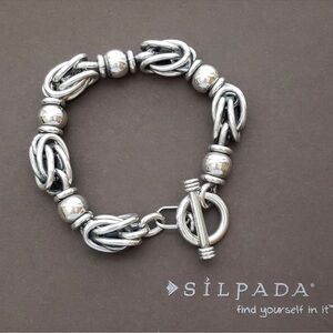 Vintage Silpada Silver rare bracelet & necklace